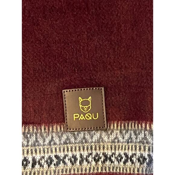 PAQU Alpaca Wool Women's Crew Neck Sweater.  Maroon. Size XL - Picture 6 of 6